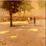 Brian Jull, Original oil painting on canvas, Midday Stroll Medium image. Click to enlarge