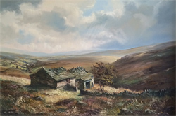 John Corcoran, Original oil painting on canvas, British landscape