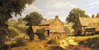 Edward Hersey, Signed limited edition print, Swaledale, Yorkshire Medium image. Click to enlarge
