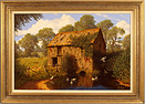 Edward Hersey, Original oil painting on canvas, Cotswolds Farm  Medium image. Click to enlarge
