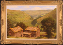 Edward Hersey, Original oil painting on canvas, Swaledale, Yorkshire Dales Medium image. Click to enlarge