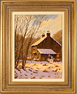 Edward Hersey, Original oil painting on canvas, Swaledale in Snow Medium image. Click to enlarge