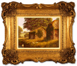 Edward Hersey, Original oil painting on canvas, Cotswolds Farm  Medium image. Click to enlarge
