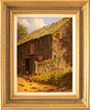 Edward Hersey, Original oil painting on canvas, Cotswolds Barn  Medium image. Click to enlarge