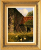 Edward Hersey, Original oil painting on canvas, Cotswolds Farm  Medium image. Click to enlarge