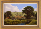 Edward Hersey, Original oil painting on canvas, Swaledale, North Yorkshire Medium image. Click to enlarge