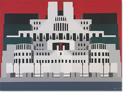 Gemma Detti, Original acrylic painting on canvas, MI6