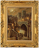 Gordon Lees, Original oil painting on canvas, Lendal Bridge, York Medium image. Click to enlarge