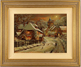 Gordon Lees, Original oil painting on canvas, Cotswolds Village Medium image. Click to enlarge