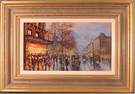 Gordon Lees, Original oil painting on canvas, Place De La Rébublique, Paris Medium image. Click to enlarge