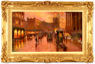 Gordon Lees, Original oil painting on canvas, La Place de la Madeleine, Paris Medium image. Click to enlarge