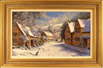 Gordon Lees, Original oil painting on canvas, Stanway, The Cotswolds Medium image. Click to enlarge