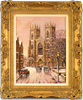 Gordon Lees, Original oil painting on canvas, York Minster in Snow Medium image. Click to enlarge