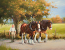 Jacqueline Stanhope, Signed limited edition print, Indian Summer Medium image. Click to enlarge