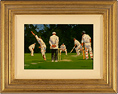 John Haskins, Original oil painting on panel, Cricket Scene Medium image. Click to enlarge