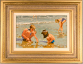 John Haskins, Original oil painting on panel, Untitled Medium image. Click to enlarge