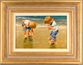 John Haskins, Original oil painting on panel, Untitled Medium image. Click to enlarge