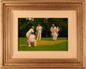 John Haskins, Original oil painting on canvas, Cricket Match Medium image. Click to enlarge