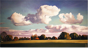 John Luce Lockett, Original oil painting on canvas, Open Space