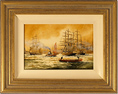 Ken Hammond, Original oil painting on canvas, Thames River Scene Medium image. Click to enlarge