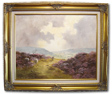 Lewis Creighton, Original oil painting on canvas, Yorkshire Moorland