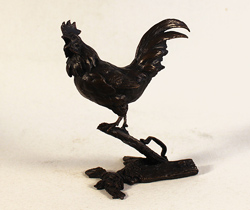 Michael Simpson, Bronze, Cockerel Medium image. Click to enlarge