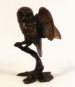 Michael Simpson, Bronze, Tawny Owl Medium image. Click to enlarge