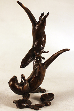 Michael Simpson, Bronze, The Tumble Medium image. Click to enlarge