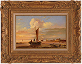 Paul Zander, Original oil painting on canvas, Marine Scene Medium image. Click to enlarge