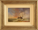 Paul Zander, Original oil painting on canvas, Marine Scene