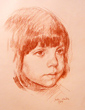 Peter Wardle, Pastel, Red Chalk Medium image. Click to enlarge