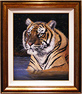 Pip McGarry, Original oil painting on canvas, Sumatran Tiger Medium image. Click to enlarge