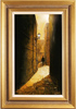 Richard Telford, Original oil painting on panel, Mad Alice Lane, York Medium image. Click to enlarge