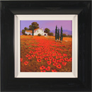 Steve Thoms, Original oil painting on panel, Poppy Fields Medium image. Click to enlarge