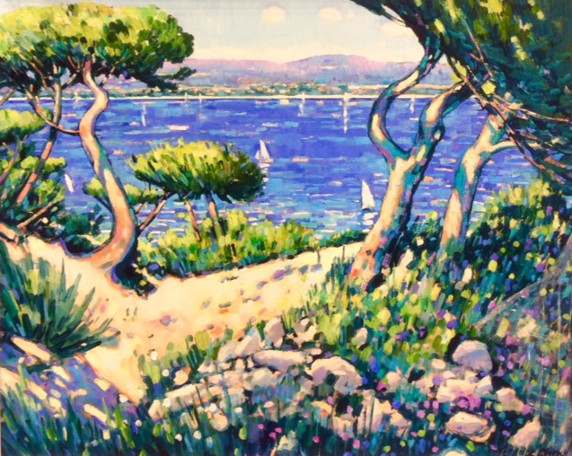 Terence Clarke, Original oil painting on canvas, Sunshine After the Storm