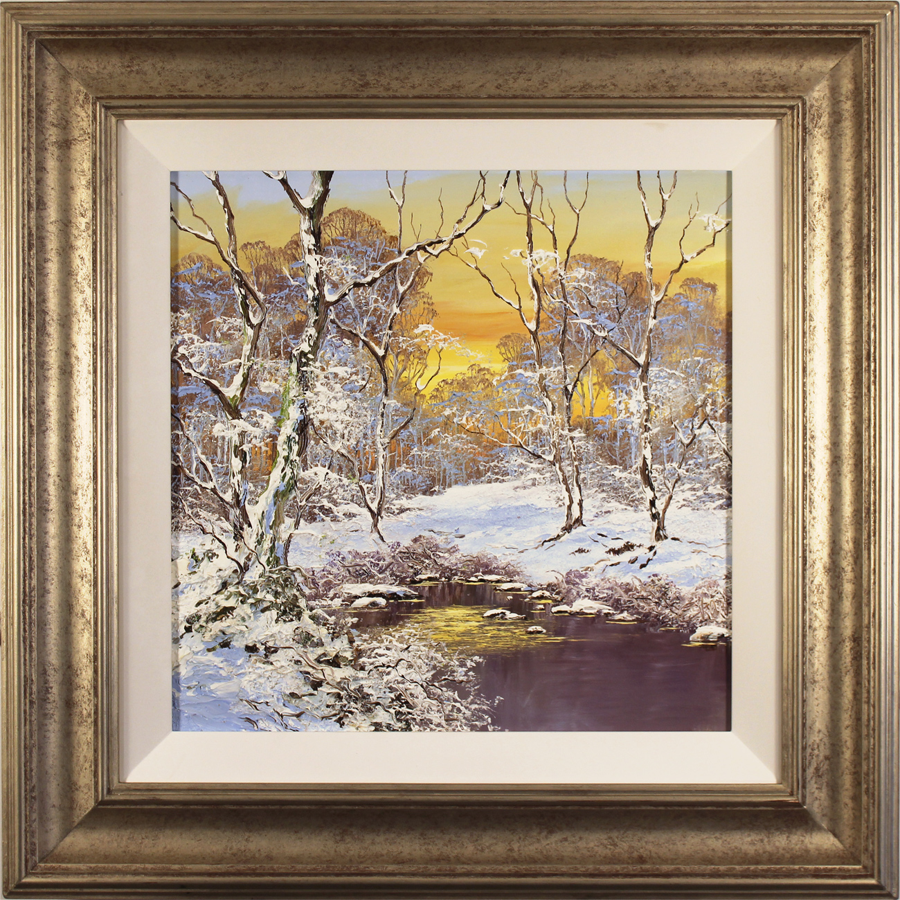 Terry Evans Original oil painting on canvas, Winter in the Yorkshire