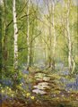 Terry Evans, Original oil painting on canvas, Swaledale Spring Medium image. Click to enlarge