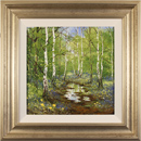 Terry Evans, Original oil painting on canvas, Woodland Walk, North Yorkshire Medium image. Click to enlarge