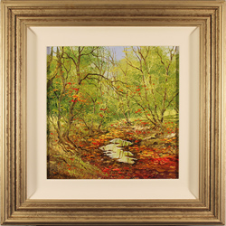 Terry Evans, Original oil painting on canvas, Autumn Wood Medium image. Click to enlarge