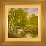 Terry Evans, Original oil painting on canvas, River Scene Medium image. Click to enlarge