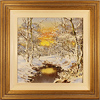 Terry Evans, Original oil painting on canvas, Kisdon Valley in Snow Medium image. Click to enlarge