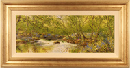 Terry Evans, Original oil painting on canvas, Bluebells Medium image. Click to enlarge