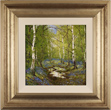 Terry Evans, Original oil painting on canvas, Yorkshire Bluebells Medium image. Click to enlarge