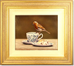 Wayne Westwood, Original oil painting on panel, Still Life with Bird Medium image. Click to enlarge