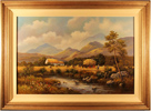 Wendy Reeves, Original oil painting on canvas, Country Scene