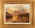 Wendy Reeves, Original oil painting on canvas, Highland Cattle Medium image. Click to enlarge