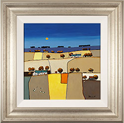 Alan Smith, Original oil painting on panel, Autumn's Quilt Medium image. Click to enlarge