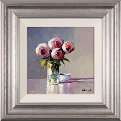 Alan Smith, Original oil painting on panel, Spring Posy Medium image. Click to enlarge