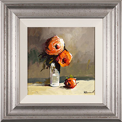 Alan Smith, Original oil painting on panel, Fresh Roses Medium image. Click to enlarge