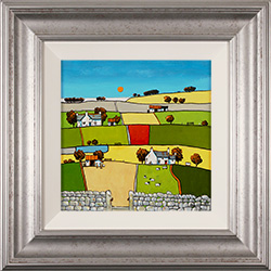 Alan Smith, Original oil painting on panel, Sun and Stone, Yorkshire Medium image. Click to enlarge